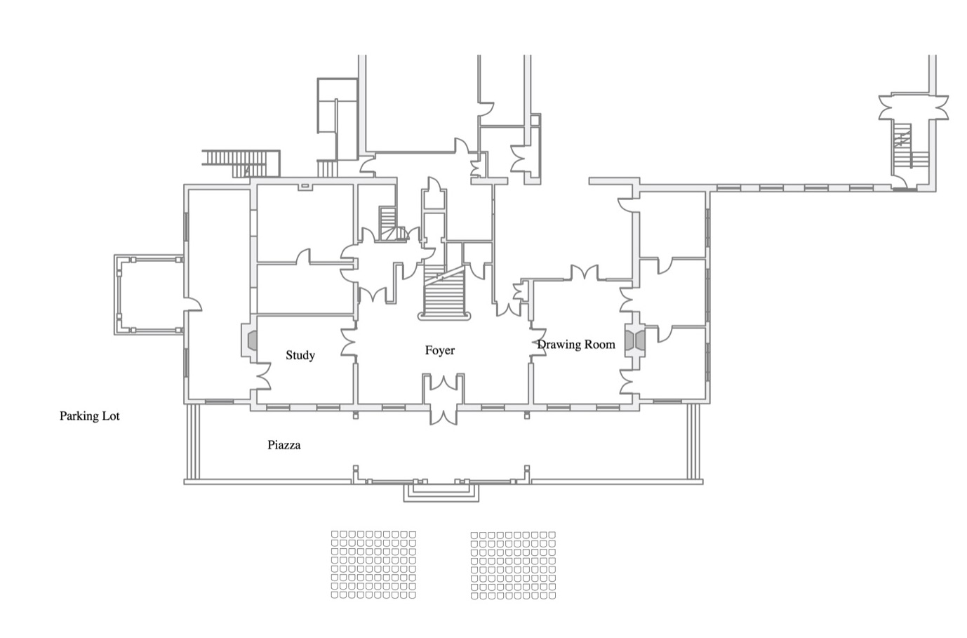 Harrisburg wedding venue layout